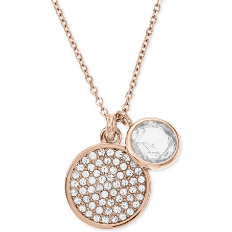 michael kors round necklace|Michael Kors necklace for women.